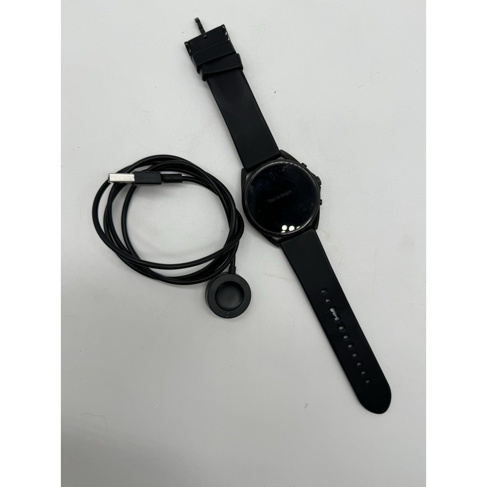 Fossil Gen 6 Smartwatch Black Silicone Band FTW4059 FTW4061 CINF1 Wear OS